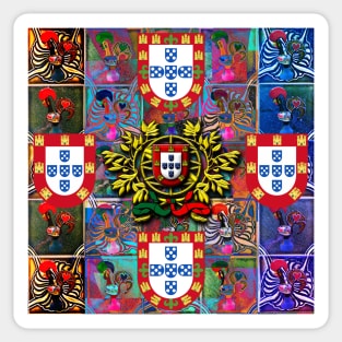 Portuguese folk art Sticker